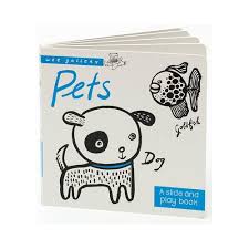 Wee Gallery Slide&Play Board Book - Pets